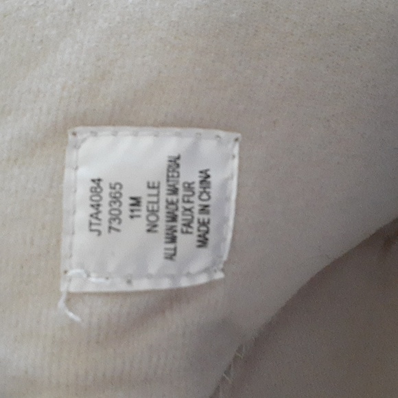 Size 11M U.S. Polo Fuzzy Zip Up Winter Wedge Fashion Boots - Picture 15 of 17